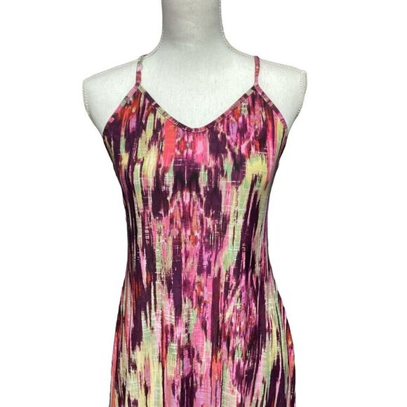 Evelie Y2K Maxi Summer Dress with Criss Cross Spaghetti Straps On Back - Picture 3 of 9